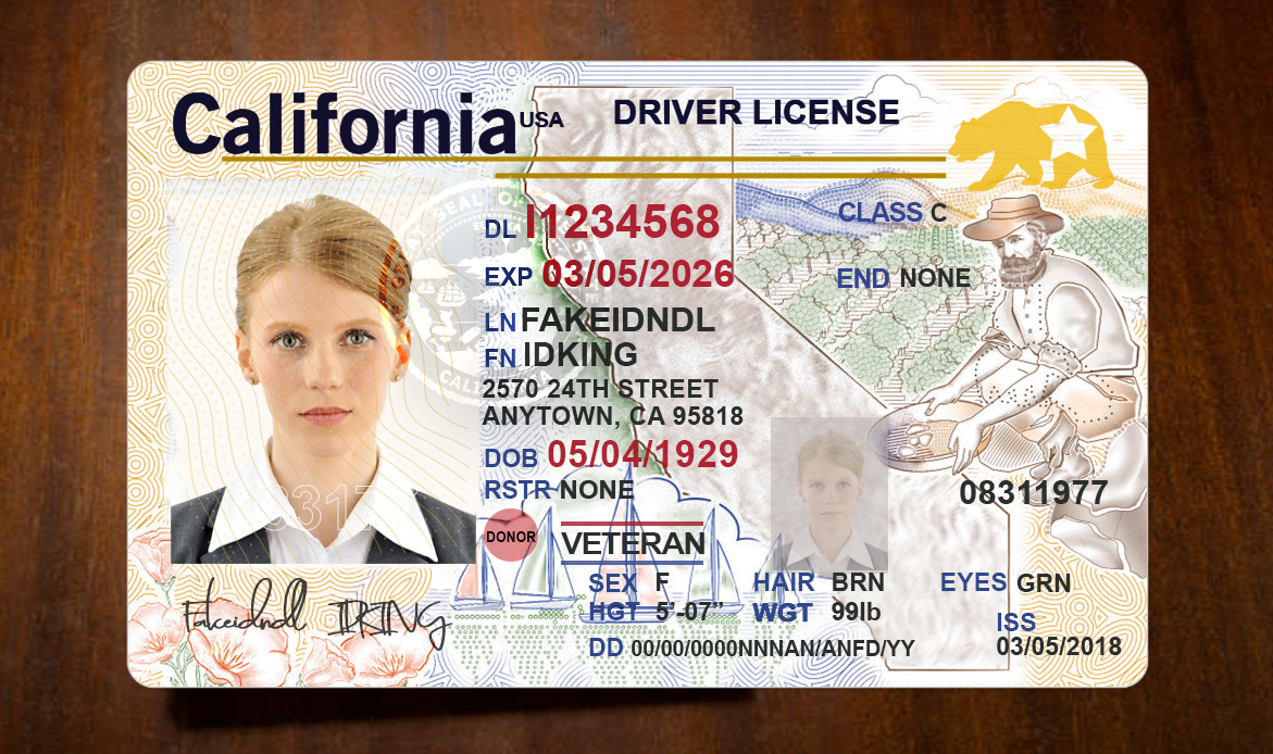 California Fake Driver License - Buy Fake ID & Driver License Online