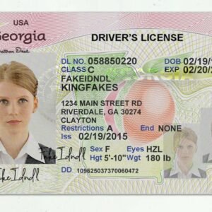 Georgia Fake Driver License