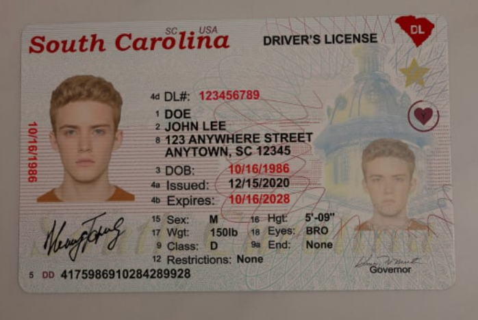 Good Quality and Poor Quality Fake SC Drivers License 1 Fake SC Drivers License