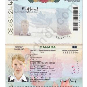 Canada Fake Passport