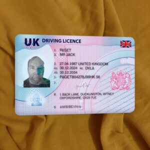 Fake UK Driver License