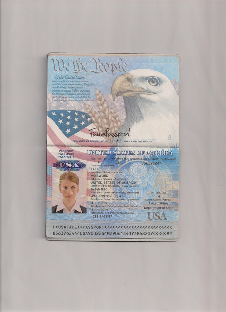 US Fake Passport - Buy Fake ID & Driver License Online