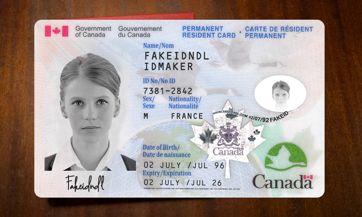 Canada Resident Permit - Buy Fake ID & Driver License Online