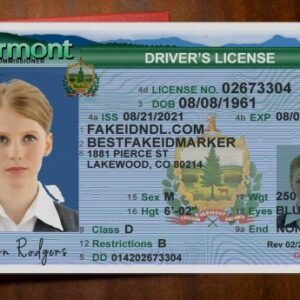 Buy Vermont Fake Driver License