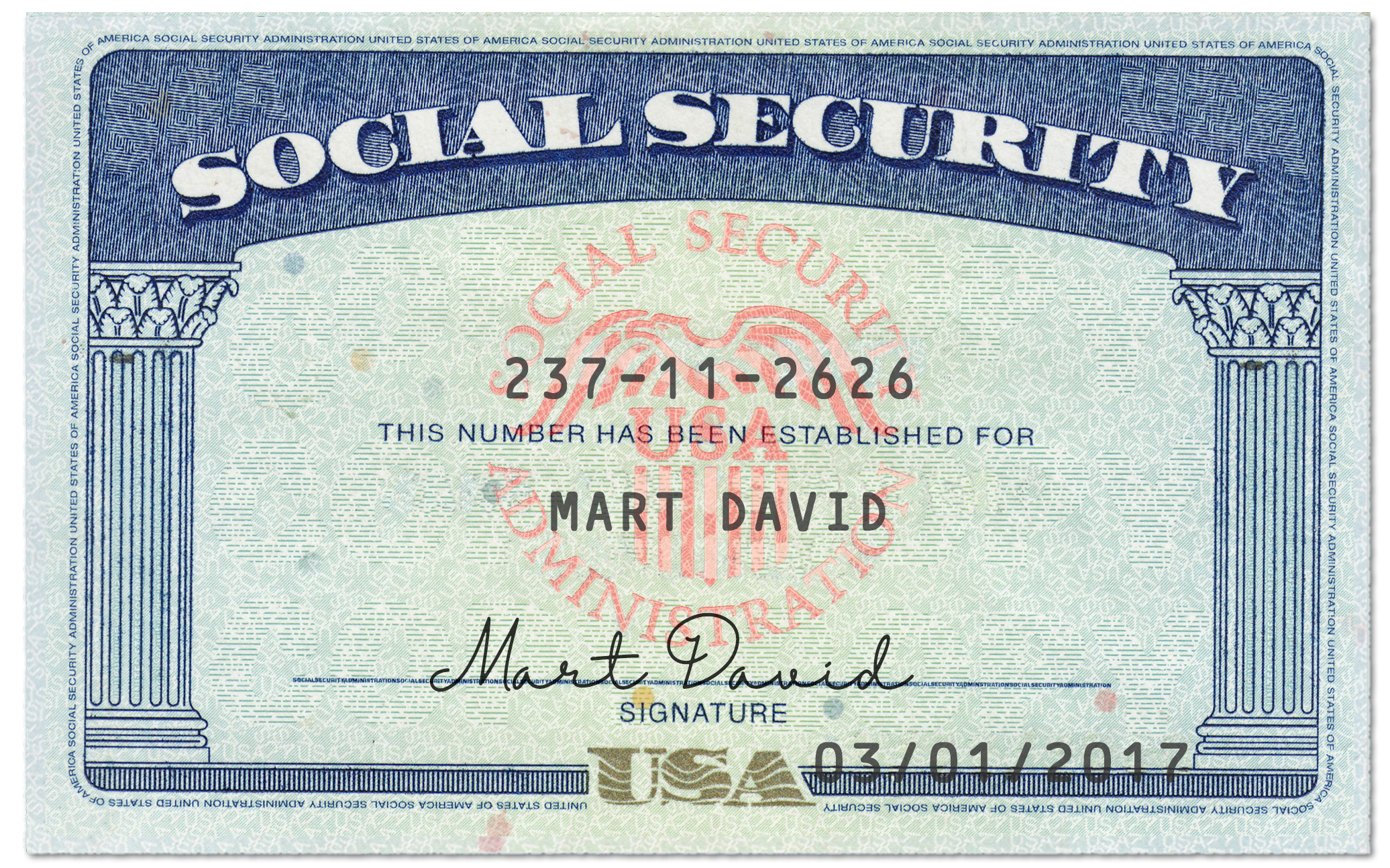 What Is Social Security Number On Debit Card