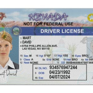 Buy Nevada Fake Driver License