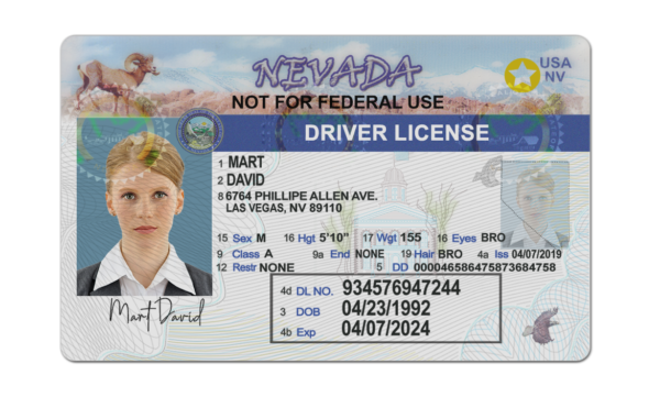 Buy Nevada Fake Driver License